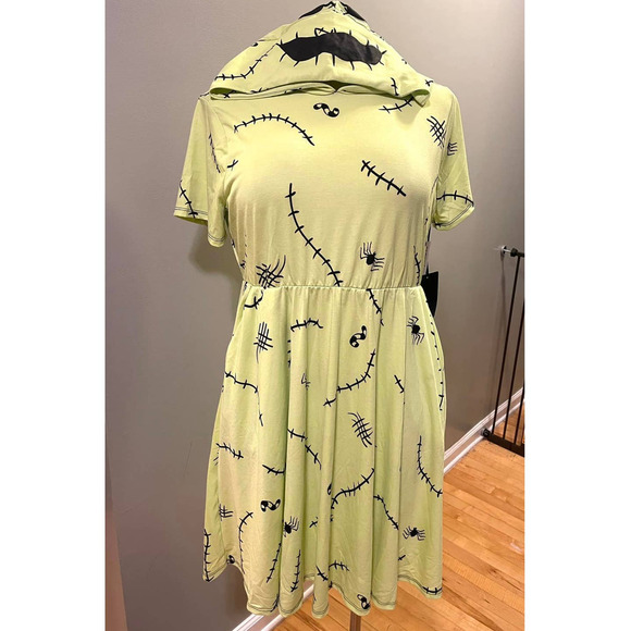 Torrid 4 (4X) Disney Nightmare Before Christmas Oogie Boogie Costume Punk Dress - Picture 2 of 2